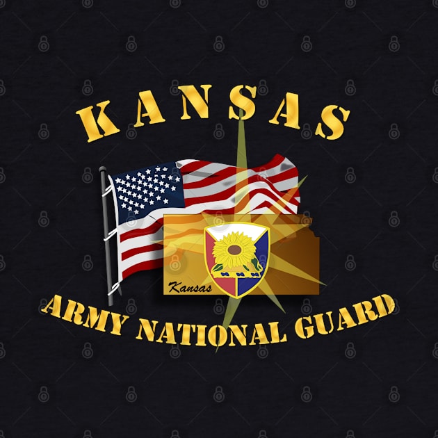 Kansas - ARNG w Flag by twix123844